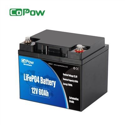 Bateria solar de ions de liti de 12 V 60 Ah